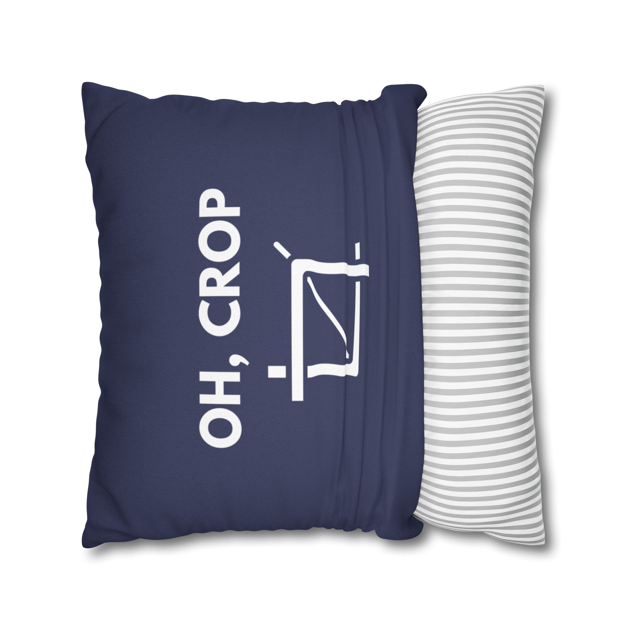 Oh, Crop | Polyester Square Pillowcase