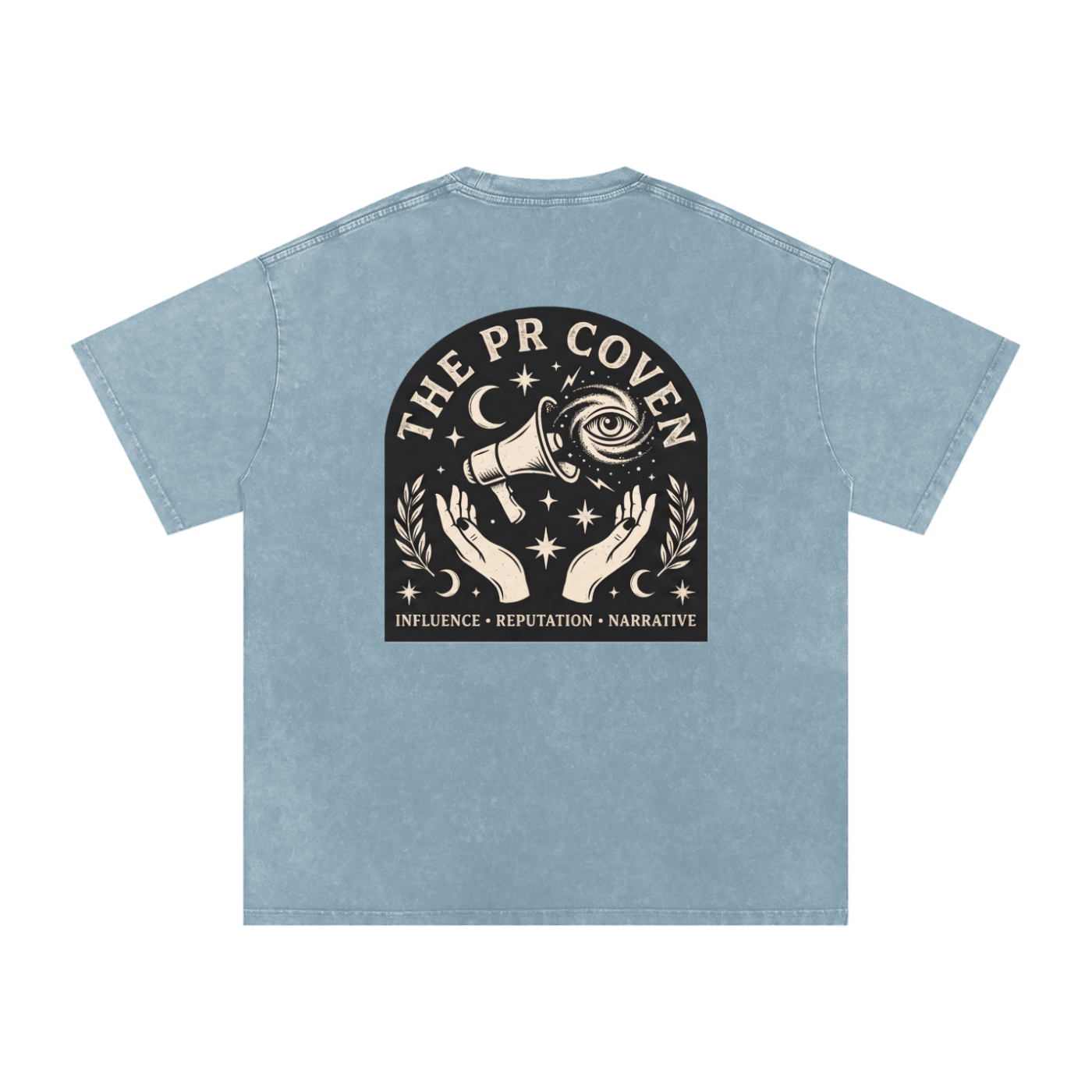 The PR Coven | Snow Washed Oversized Cotton T-Shirt