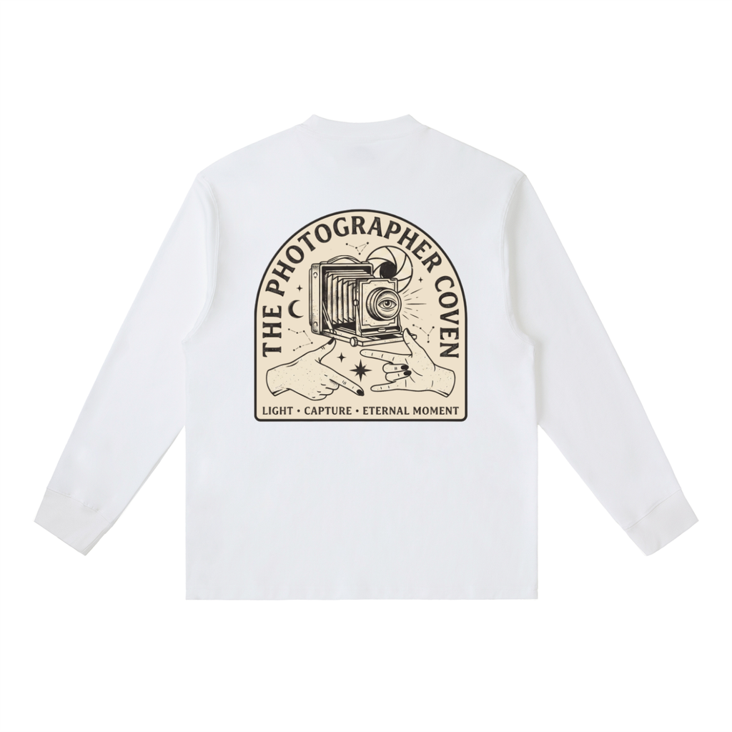 The Photographer Coven | Essential Crewneck Long-Sleeve T-Shirt