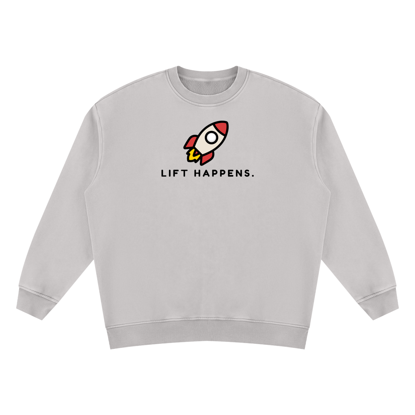 Lift Happens | Unisex Vintage Wash Fleece Sweatshirt