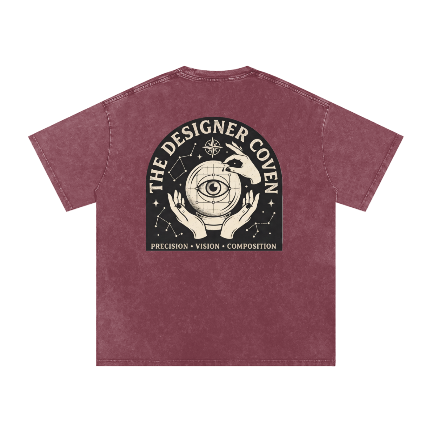 The Designer Coven | Snow Washed Oversized Cotton T-Shirt