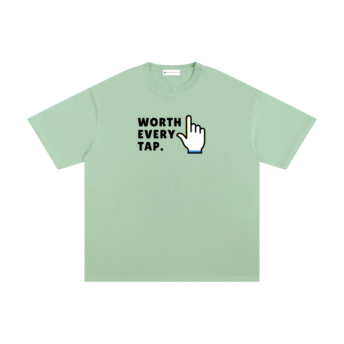 Worth Every Tap | Unisex Pure Cotton T-Shirt