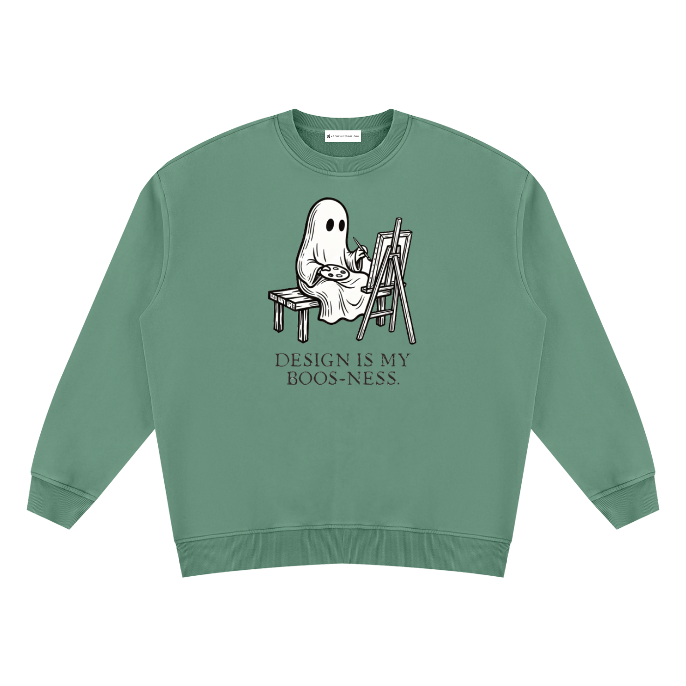 Design is My Boos-ness | Unisex Vintage Wash Fleece Sweatshirt