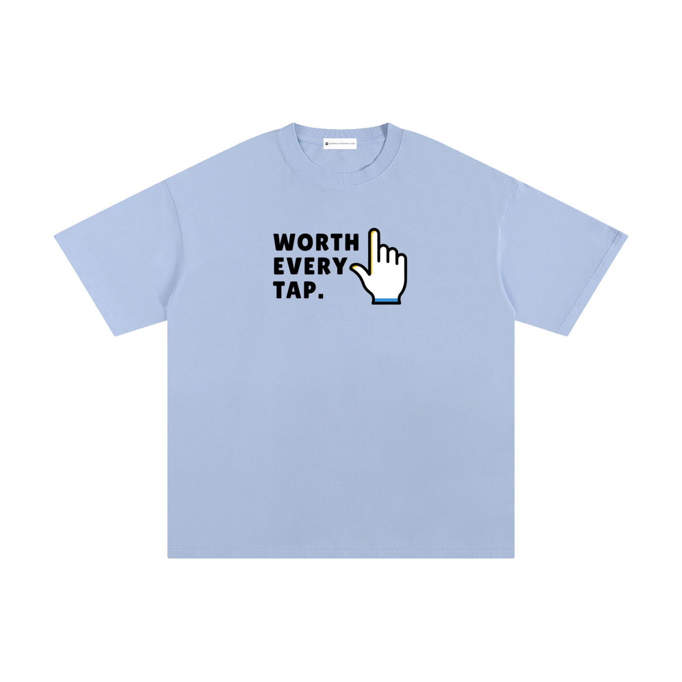 Worth Every Tap | Unisex Pure Cotton T-Shirt