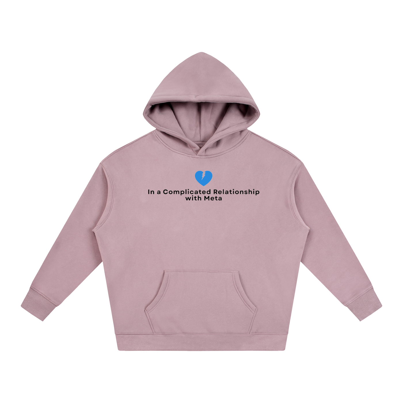Complicated Relationship | Oversize Fleeced Hoodie