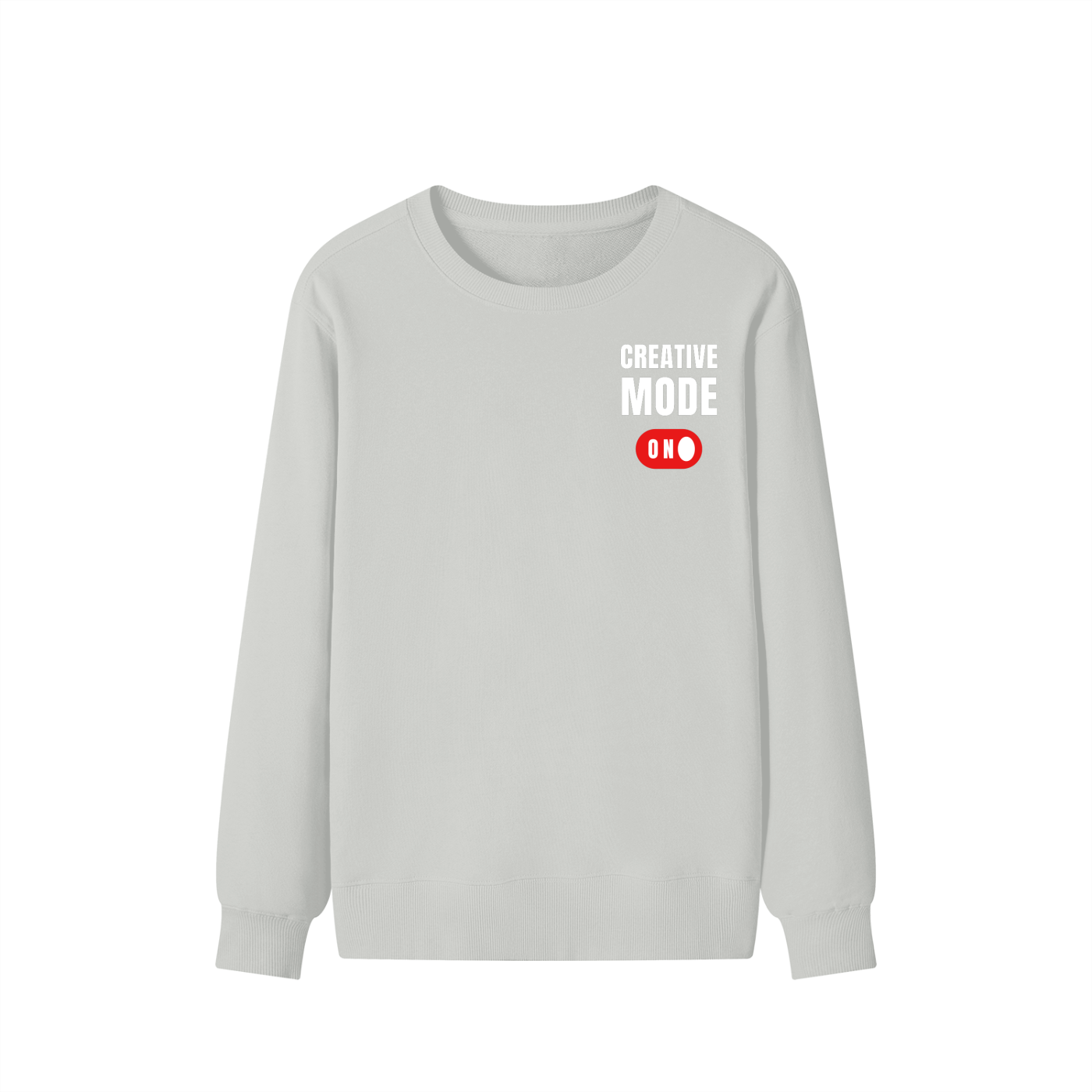 Creative Mode: On | Classic Unisex Cotton Sweatshirt
