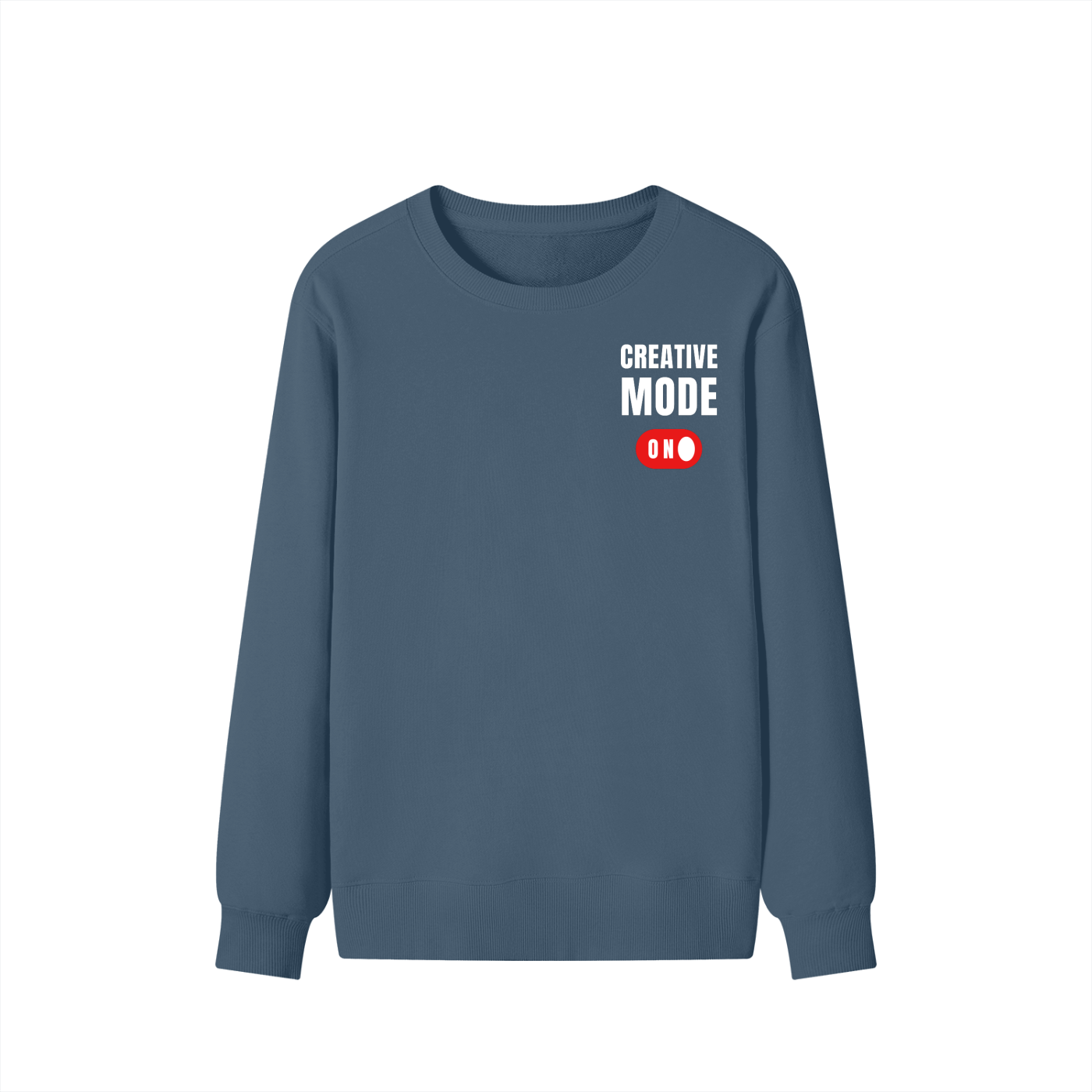 Creative Mode: On | Classic Unisex Cotton Sweatshirt