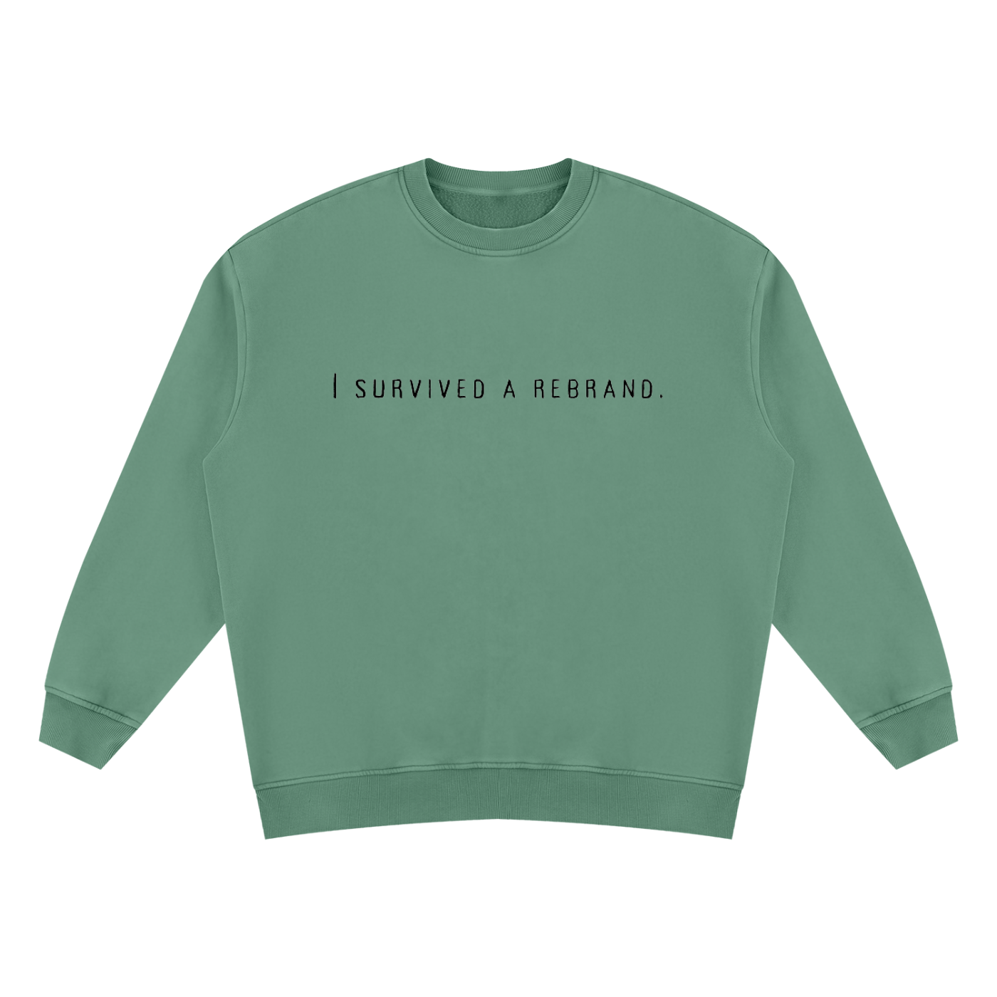 I Survived A Rebrand | Unisex Vintage Wash Fleece Sweatshirt