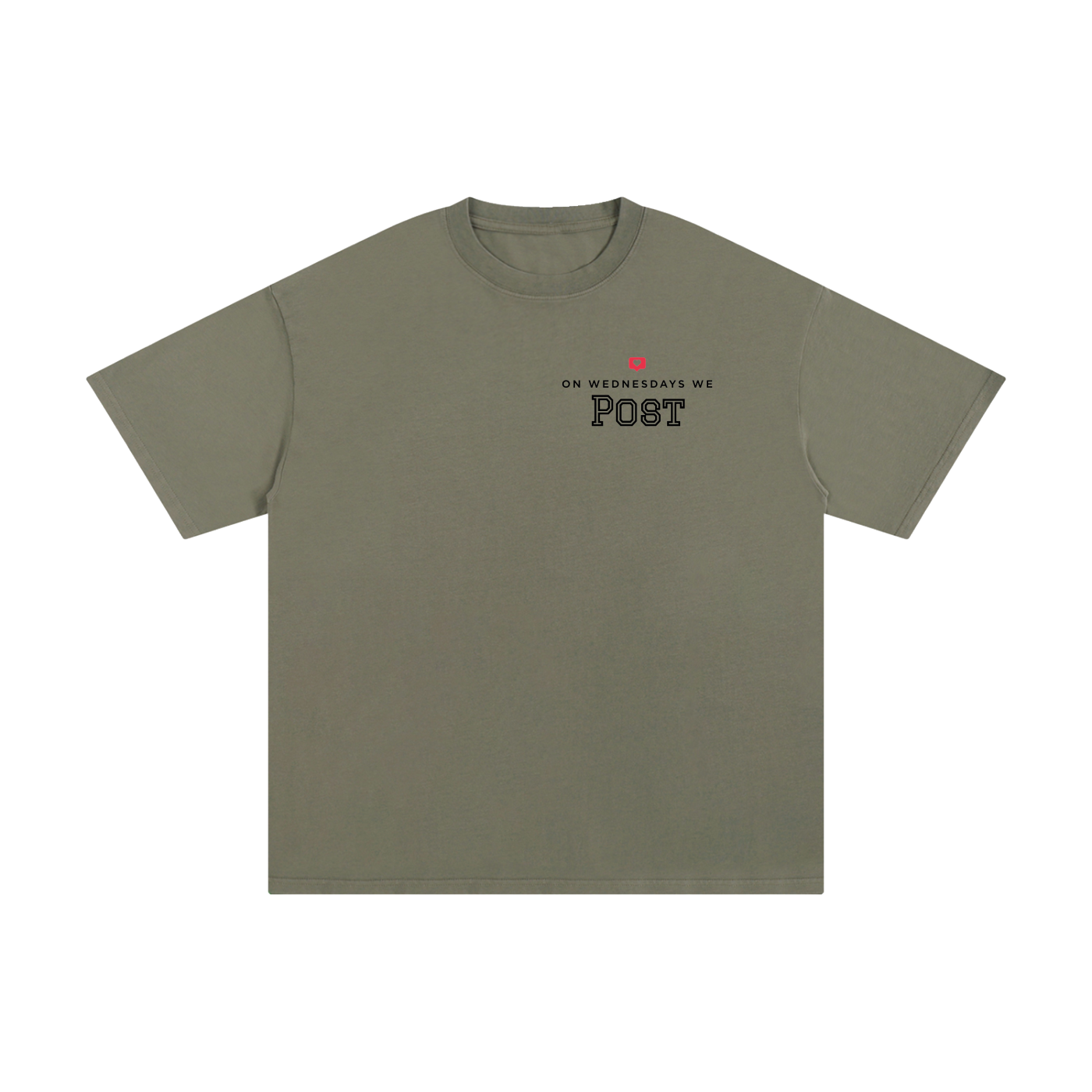 On Wednesdays, We Post | Unisex Pure Cotton T-Shirt