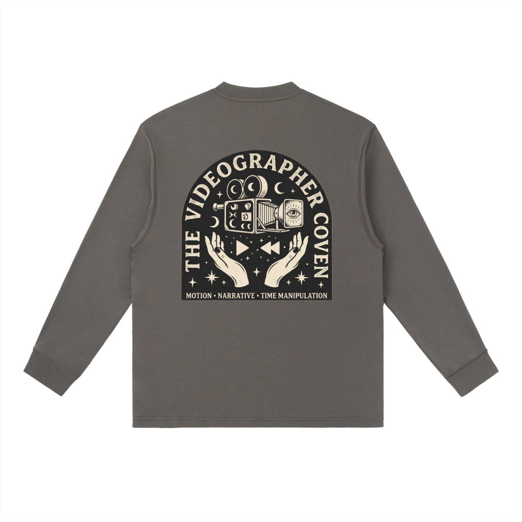 The Videographer Coven | Essential Crewneck Long-Sleeve T-Shirt