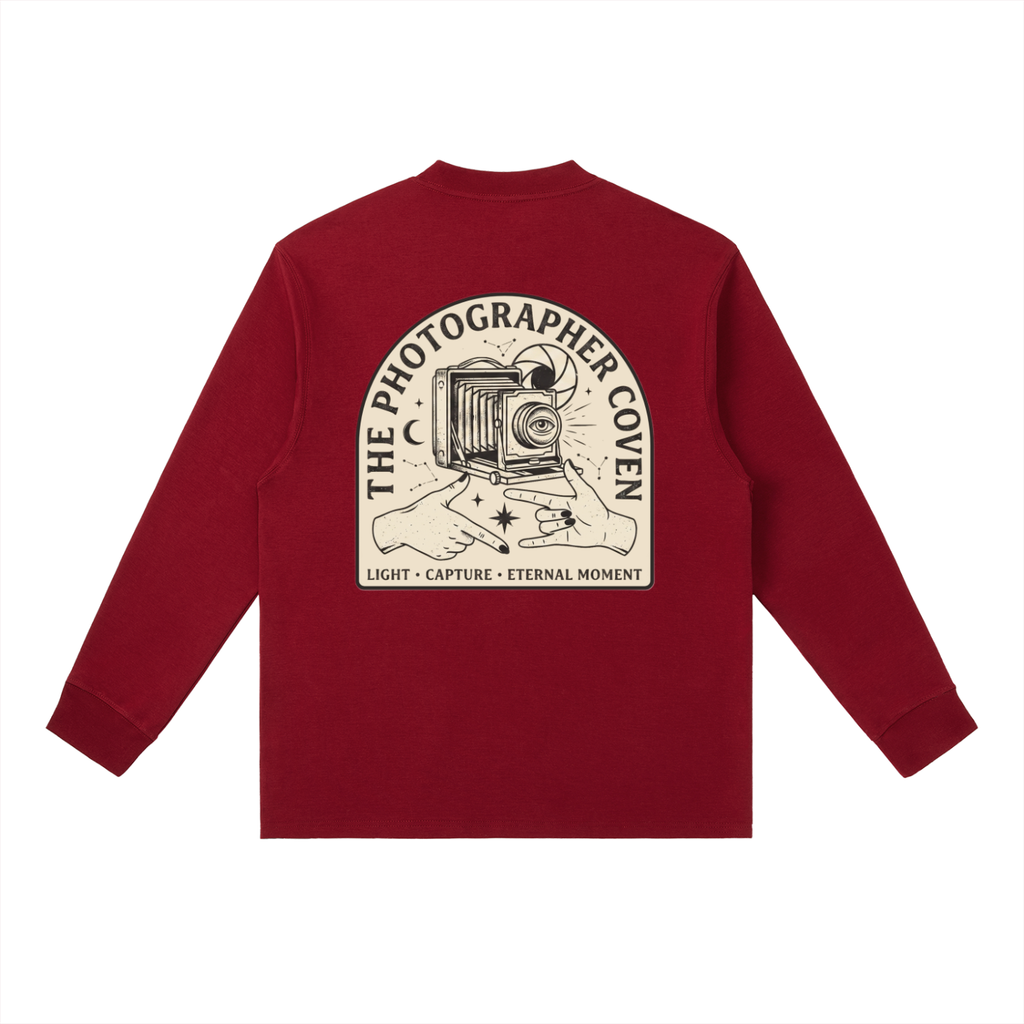 The Photographer Coven | Essential Crewneck Long-Sleeve T-Shirt