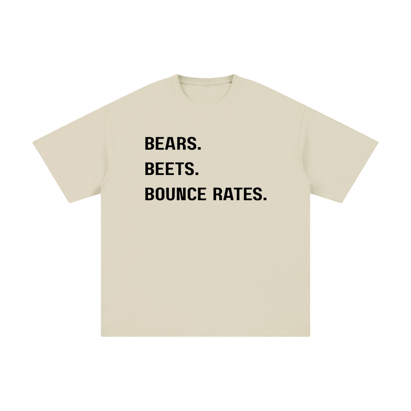Bears, Beets, Bounce Rates | Unisex Pure Cotton T-Shirt