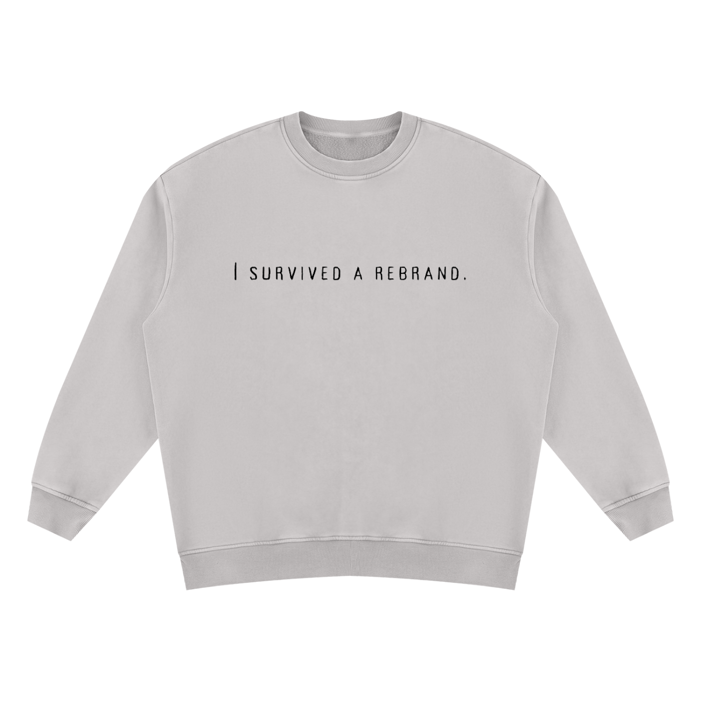 I Survived A Rebrand | Unisex Vintage Wash Fleece Sweatshirt