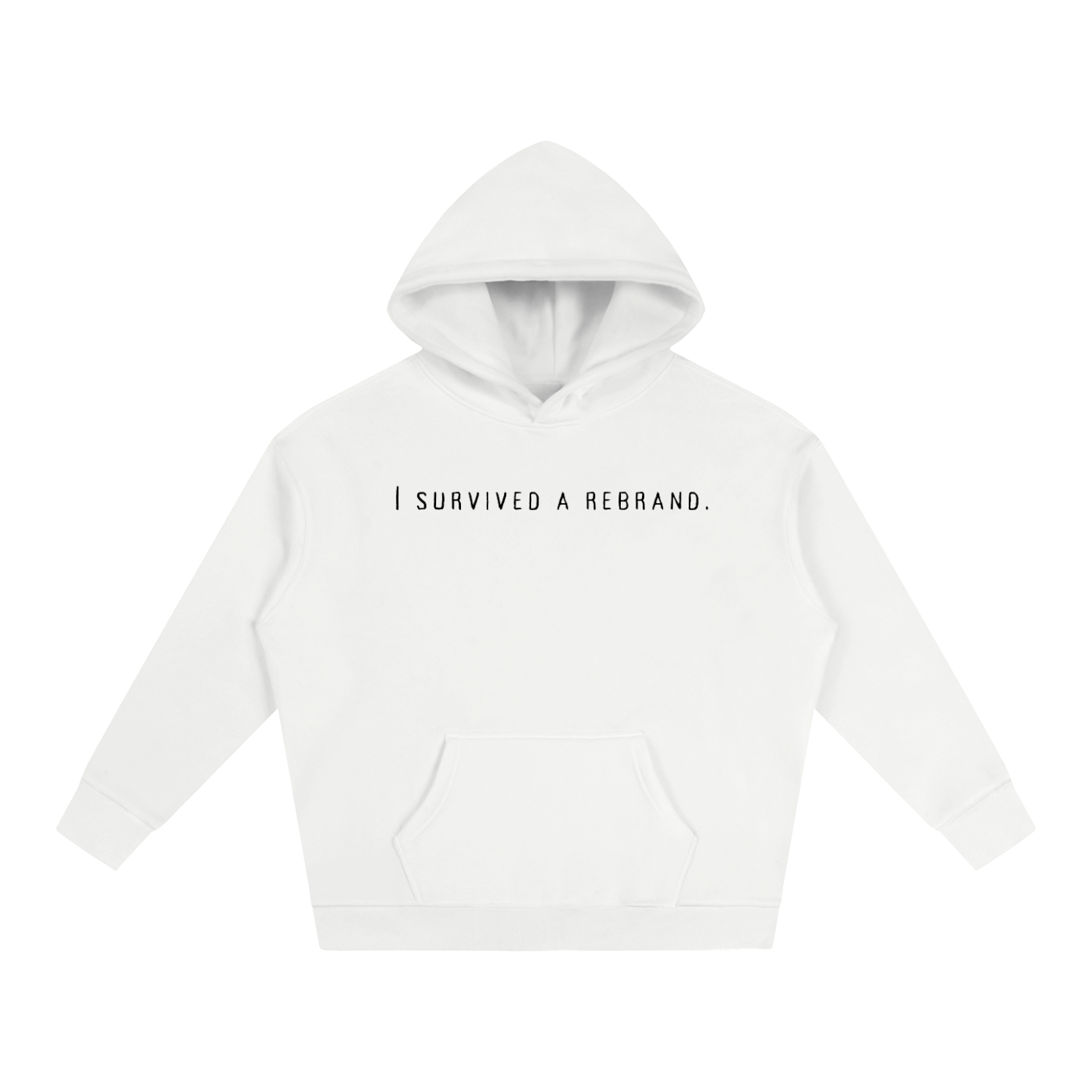 I Survived A Rebrand | Oversize Fleeced Hoodie