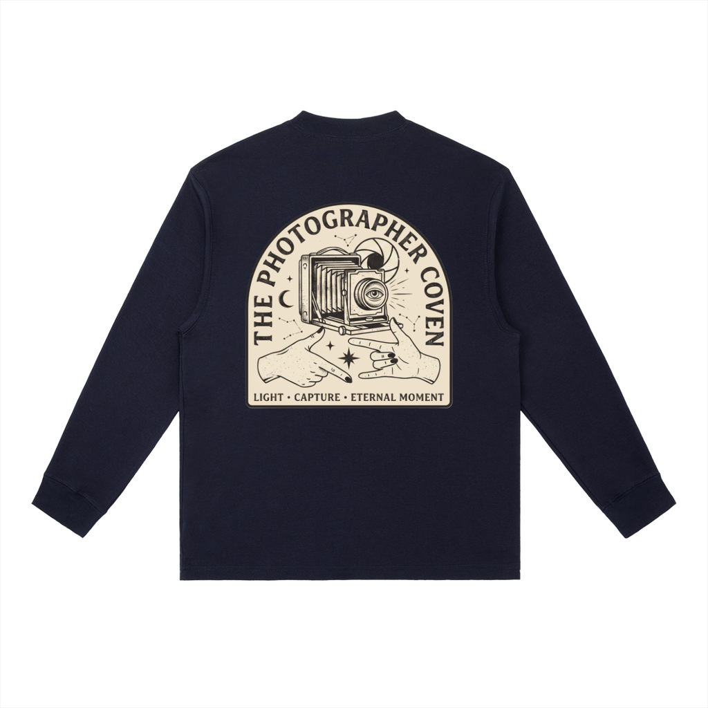 The Photographer Coven | Essential Crewneck Long-Sleeve T-Shirt
