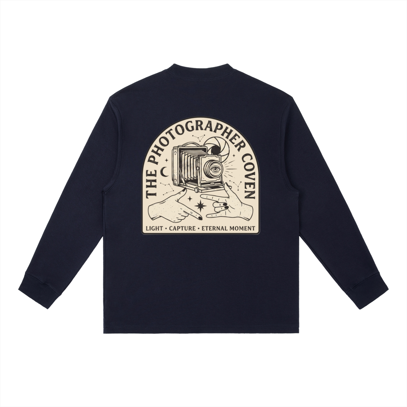 The Photographer Coven | Essential Crewneck Long-Sleeve T-Shirt