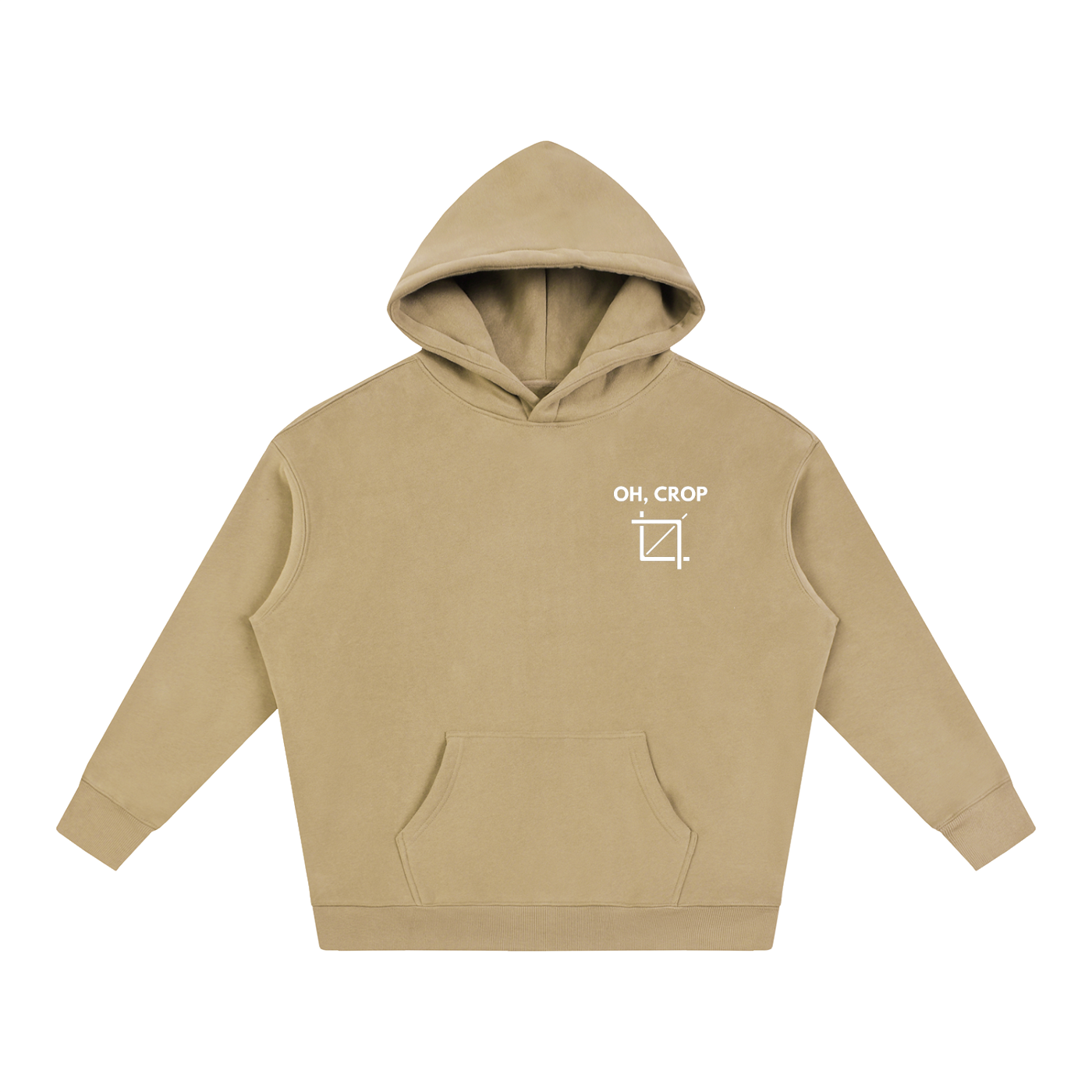 Oh, Crop | Oversize Fleeced Hoodie