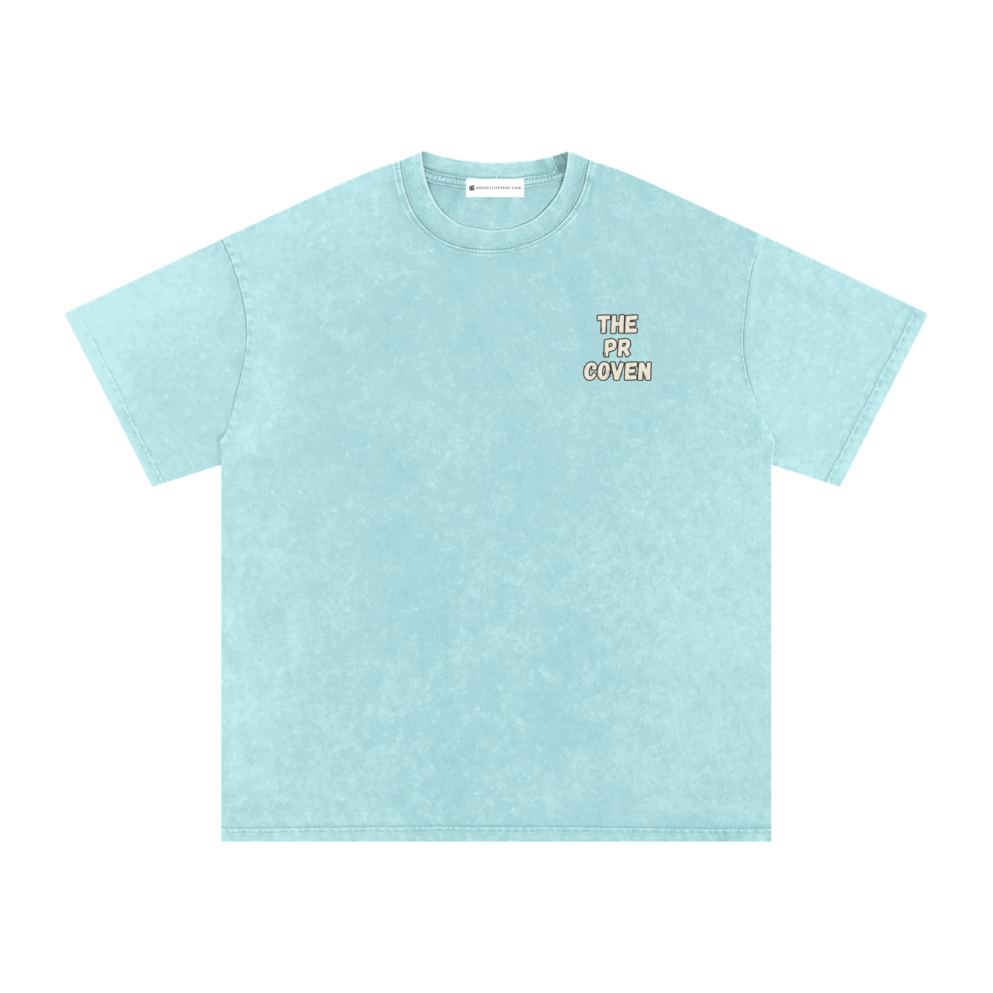 The PR Coven | Snow Washed Oversized Cotton T-Shirt