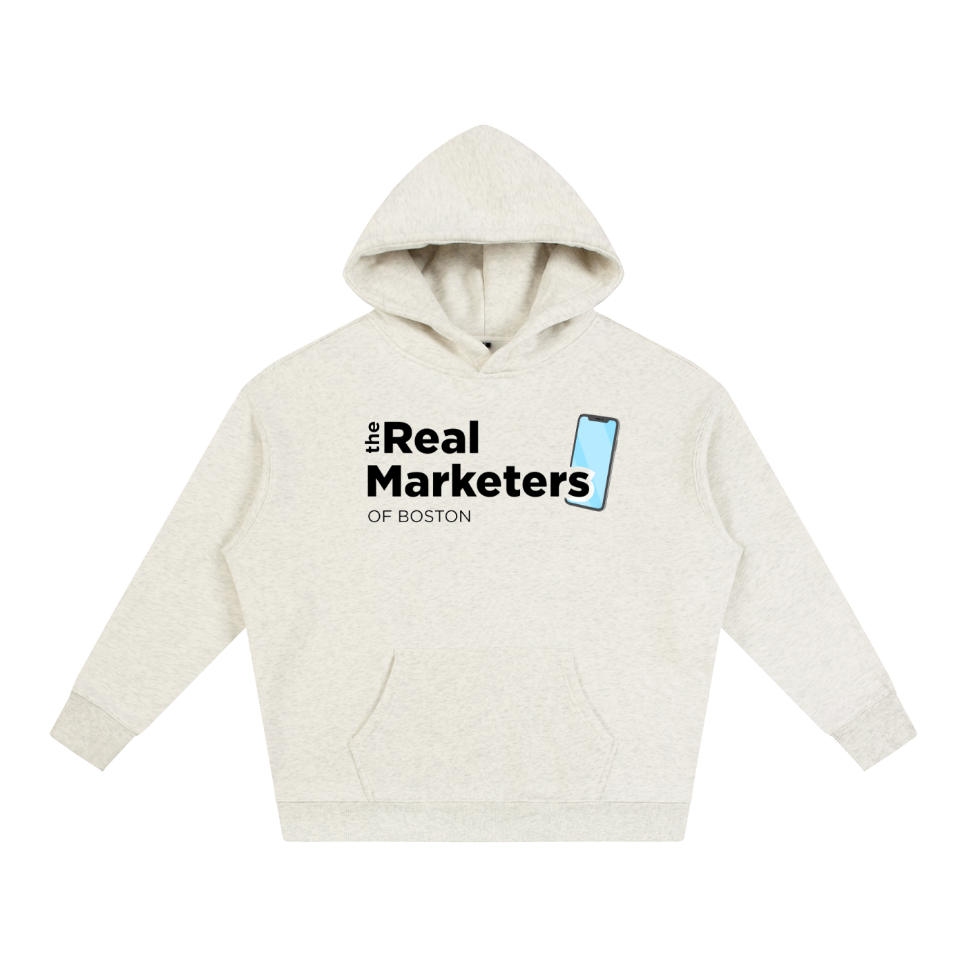 The Real Marketers of Boston | Oversize Fleeced Hoodie