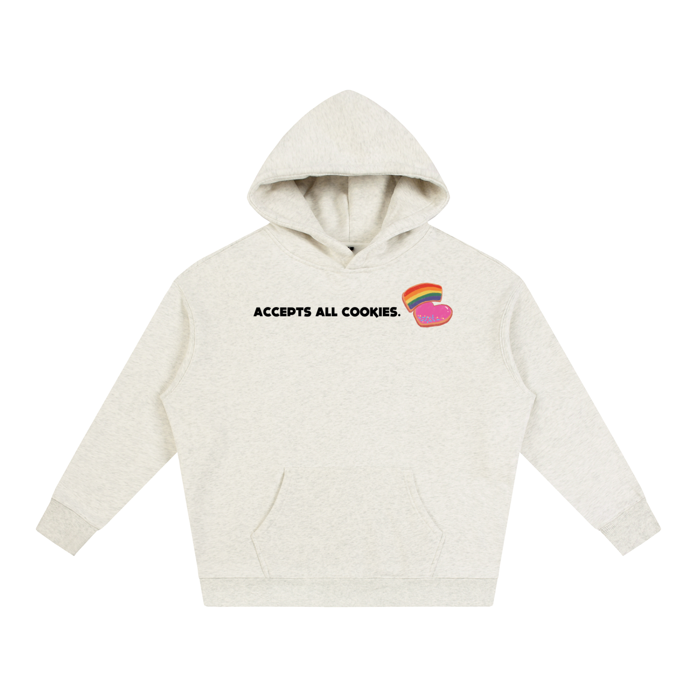 Accepts All Cookies | Oversize Fleeced Hoodie