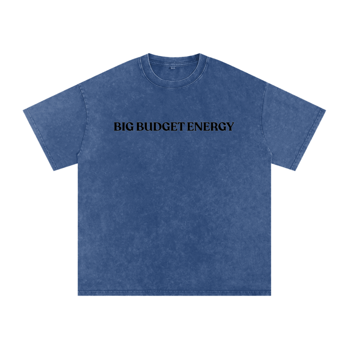 Big Budget Energy | Snow Washed Oversized Cotton T-Shirt