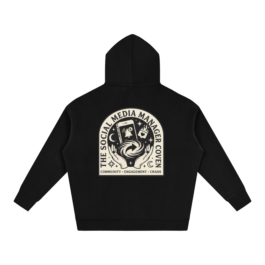 The Social Media Coven | Oversized Fleeced Hoodie