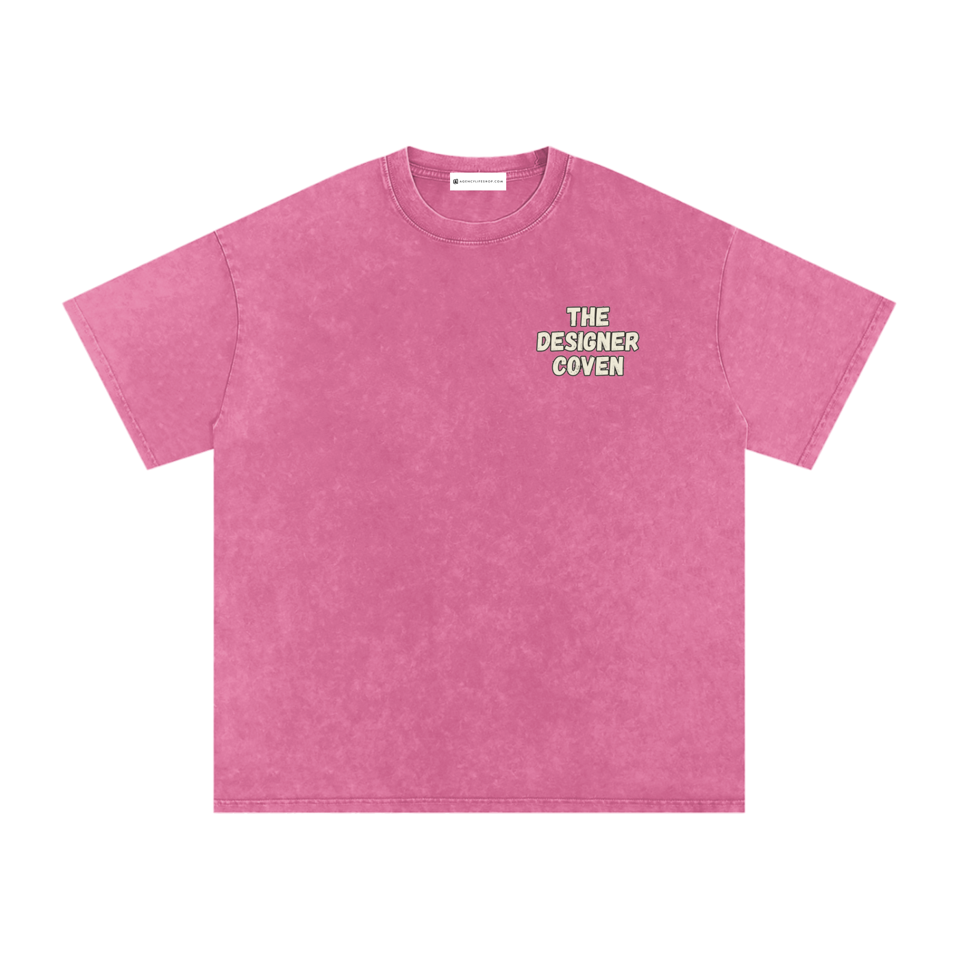 The Designer Coven | Snow Washed Oversized Cotton T-Shirt