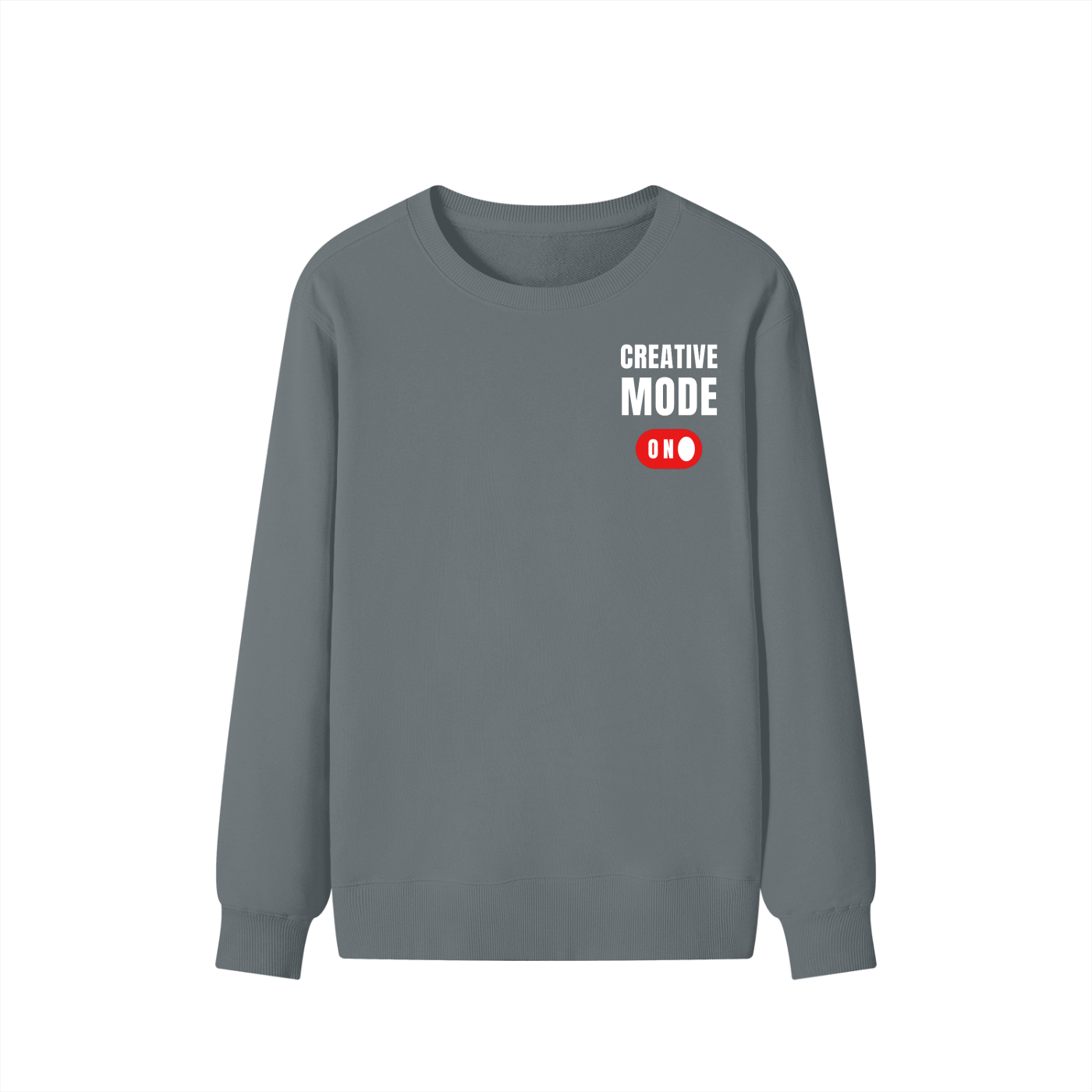 Creative Mode: On | Classic Unisex Cotton Sweatshirt