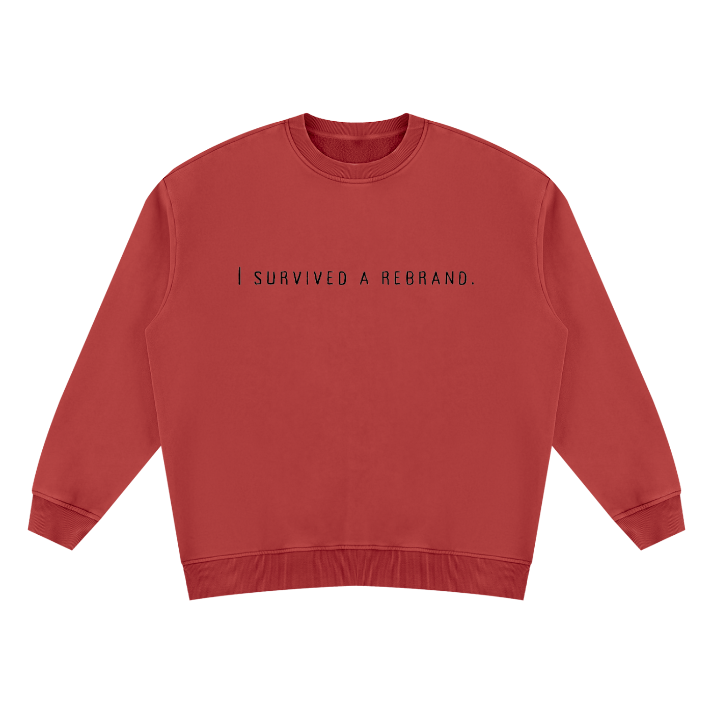 I Survived A Rebrand | Unisex Vintage Wash Fleece Sweatshirt