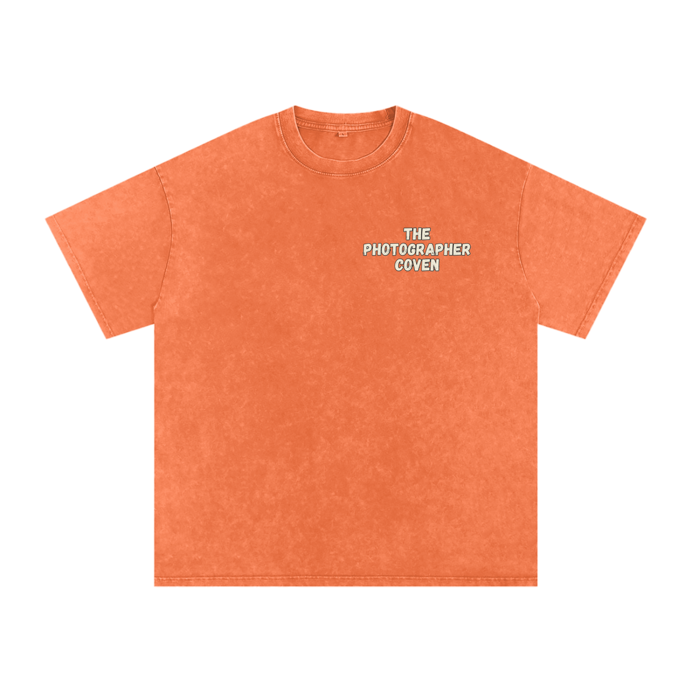 The Photographer Coven | Snow Washed Oversized Cotton T-Shirt