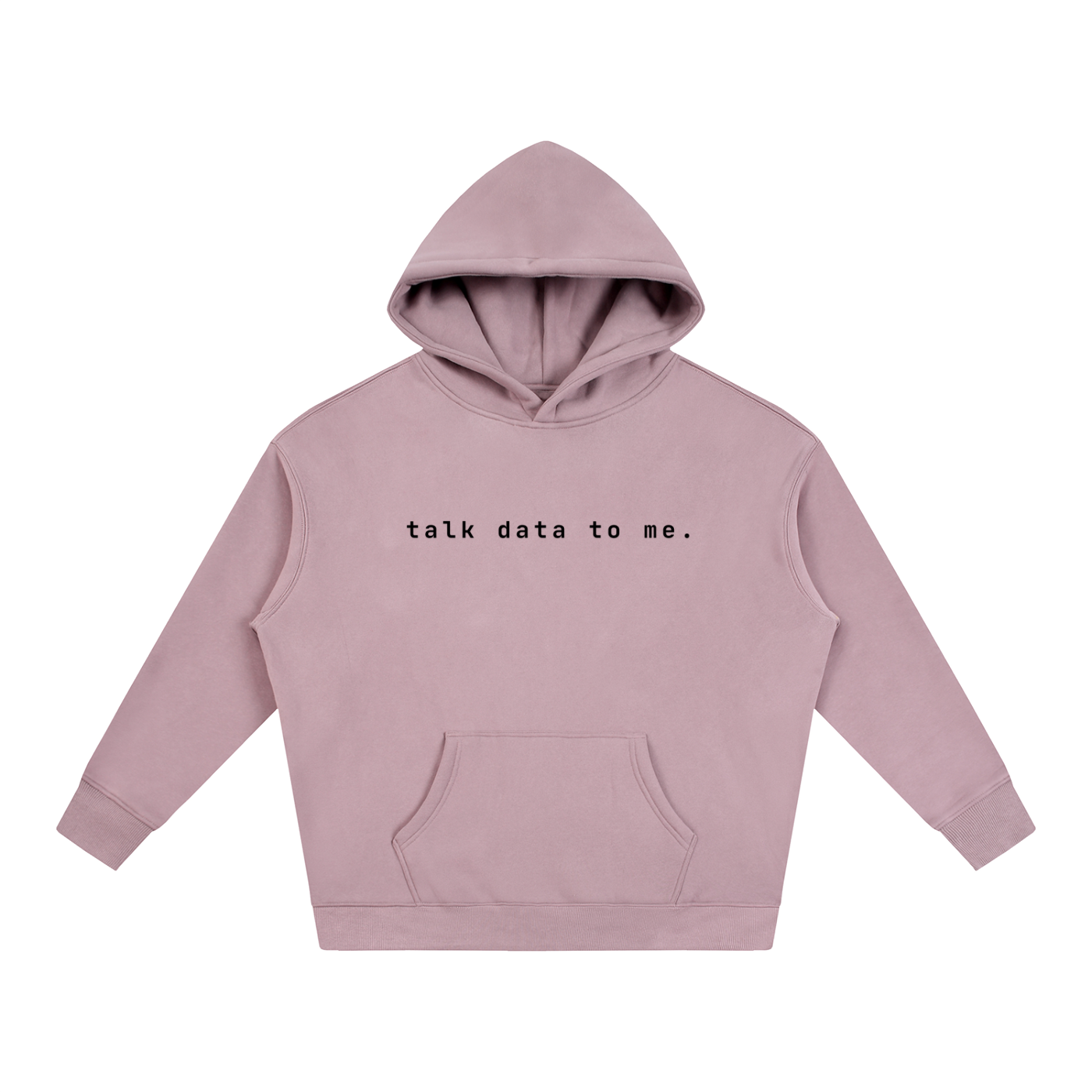 Talk Data To Me | Oversize Fleeced Hoodie