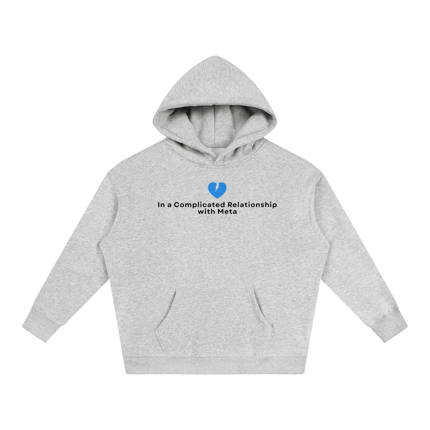 Complicated Relationship | Oversize Fleeced Hoodie
