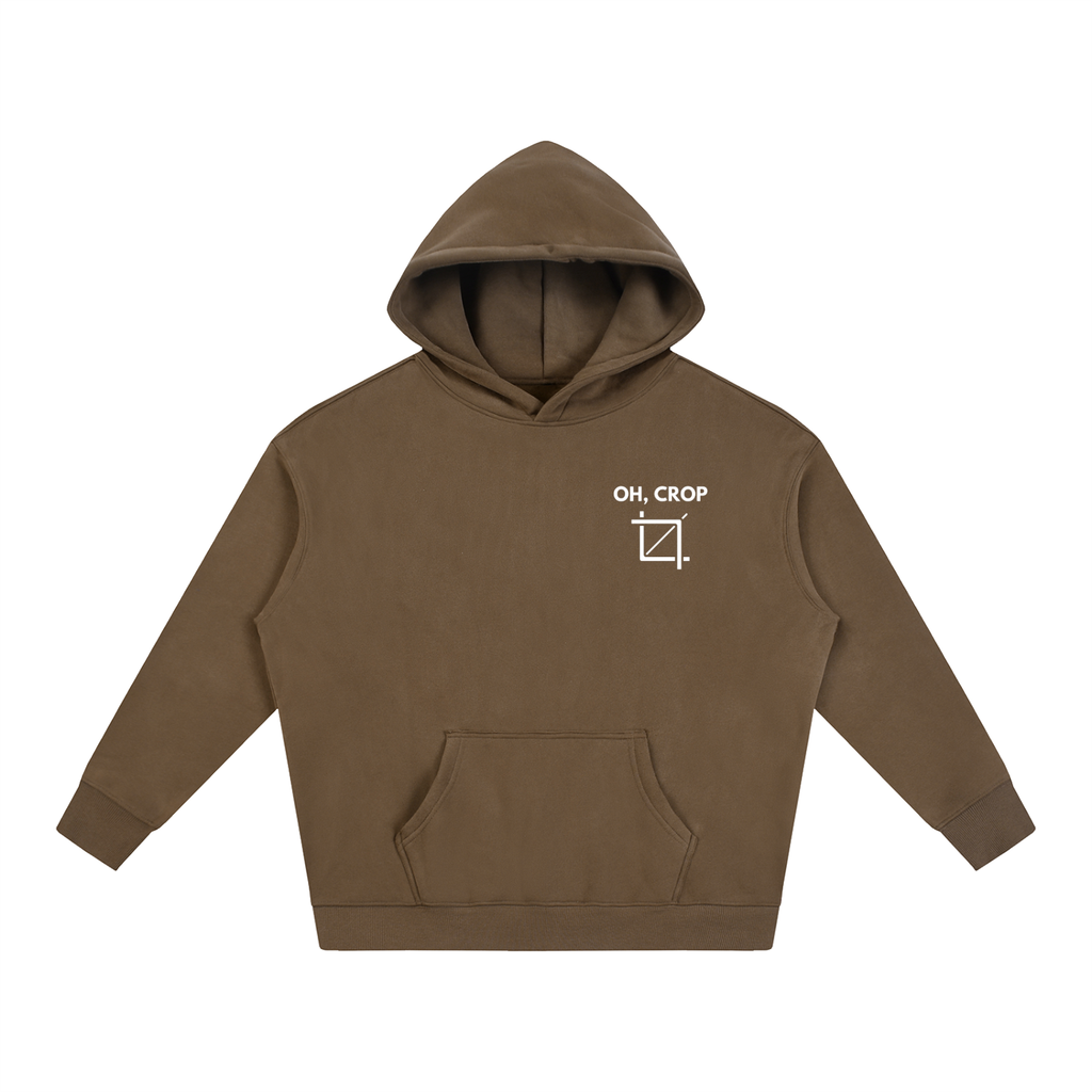 Oh, Crop | Oversize Fleeced Hoodie