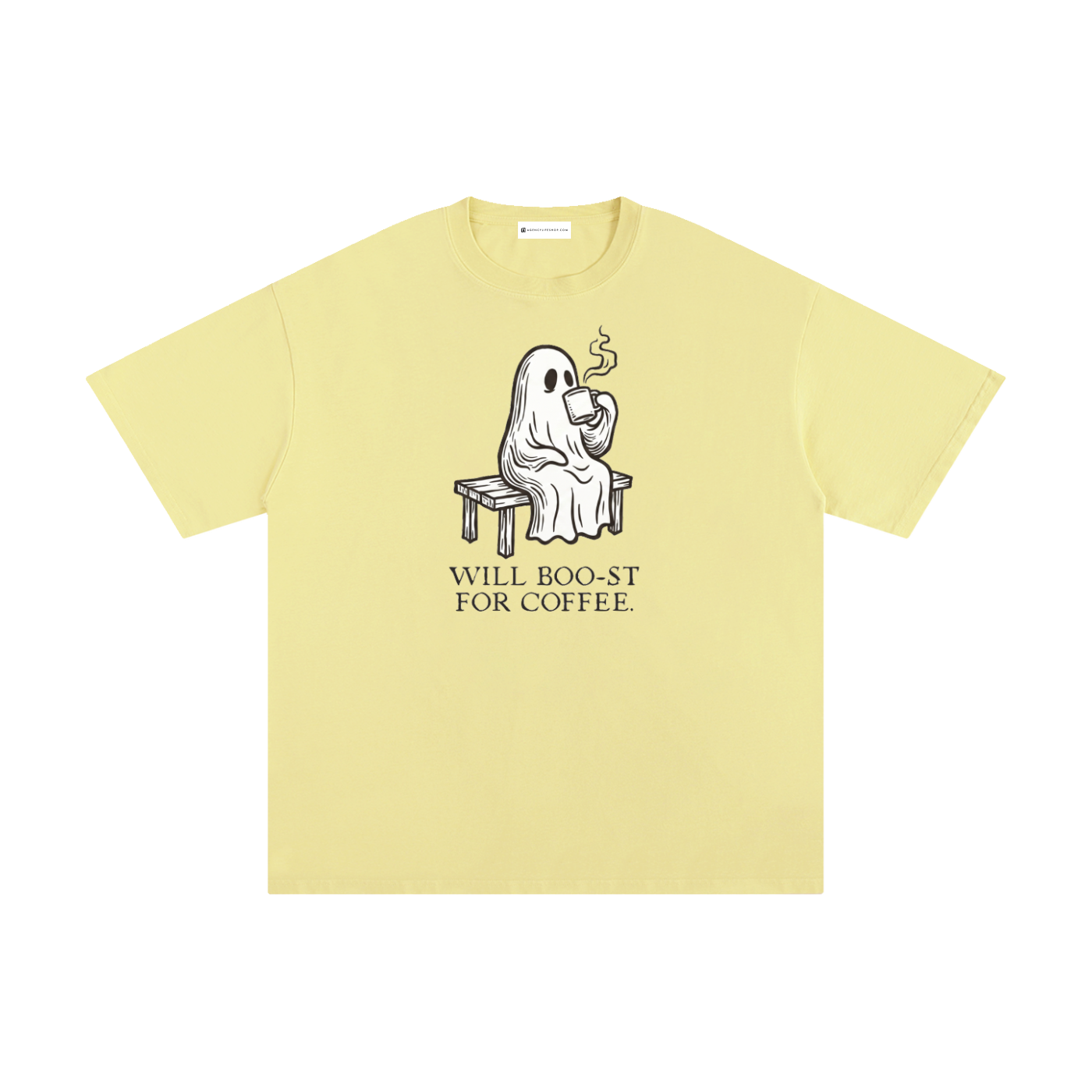 Will Boo-st for Coffee | Unisex Pure Cotton T-Shirt