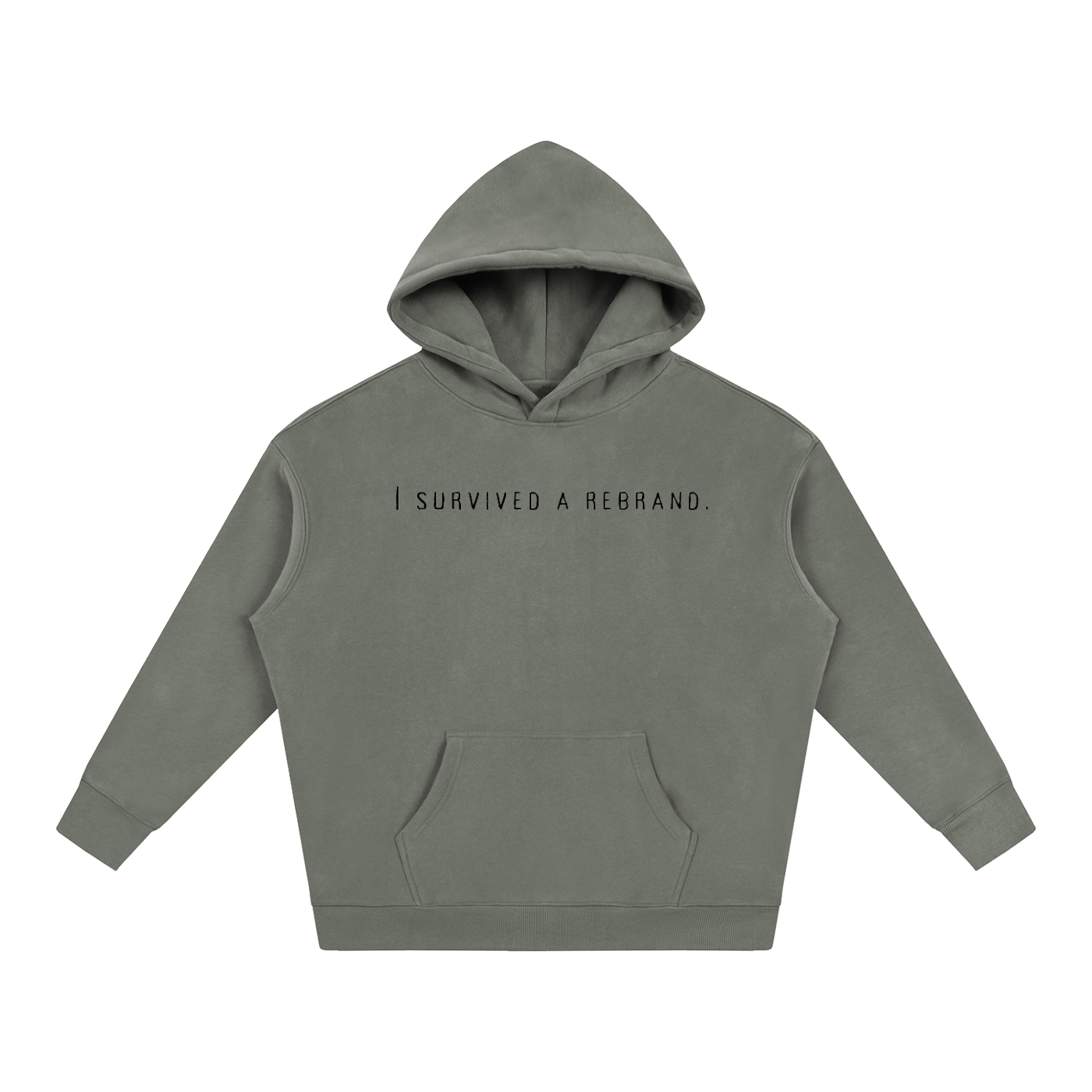 I Survived A Rebrand | Oversize Fleeced Hoodie