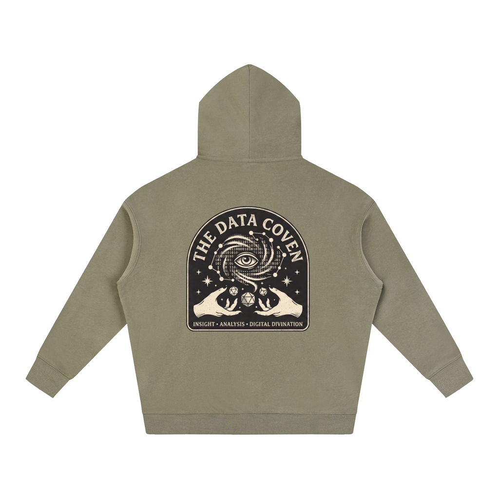 The Data Coven | Oversized Fleeced Hoodie