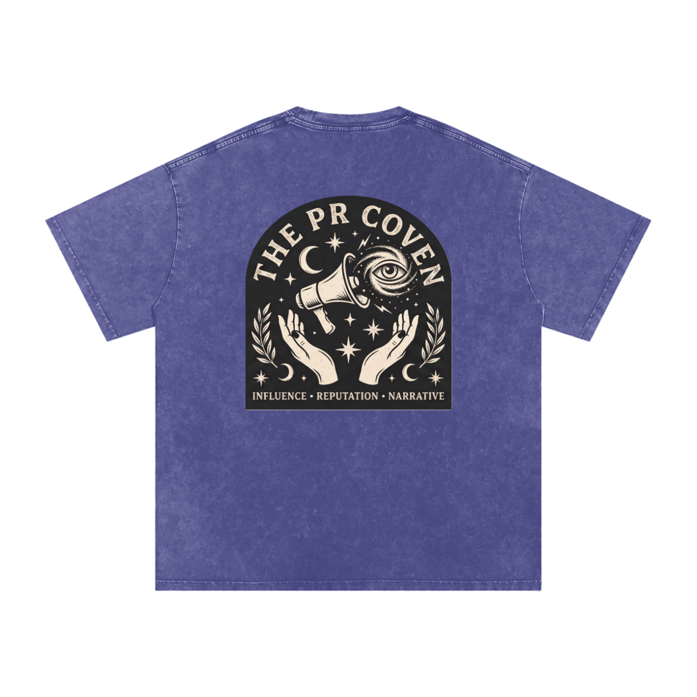 The PR Coven | Snow Washed Oversized Cotton T-Shirt