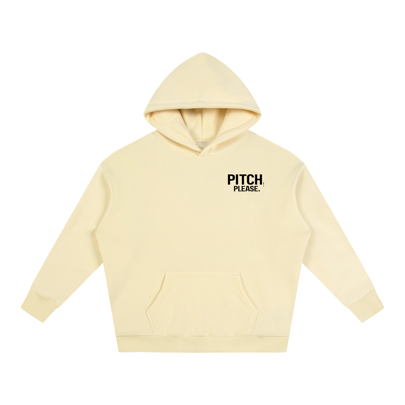Pitch, Please | Oversize Fleeced Hoodie