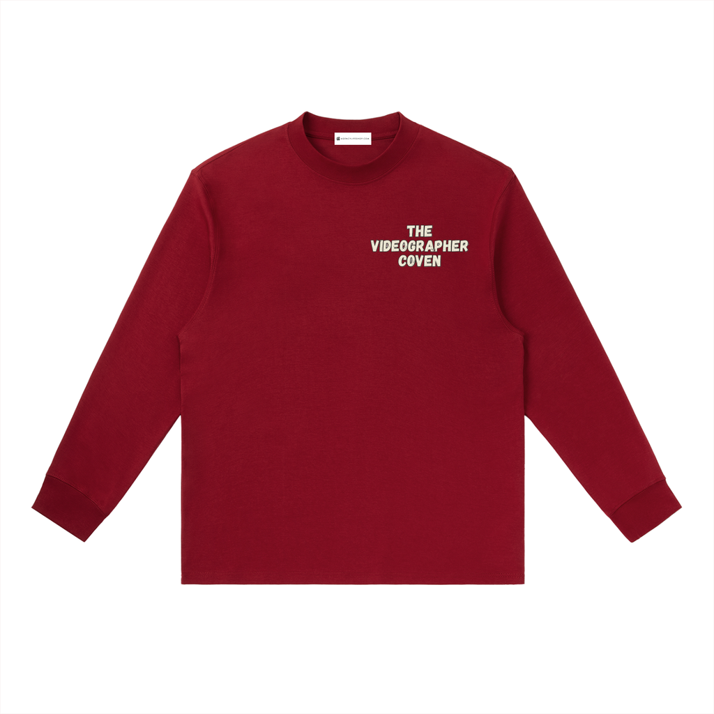 The Videographer Coven | Essential Crewneck Long-Sleeve T-Shirt