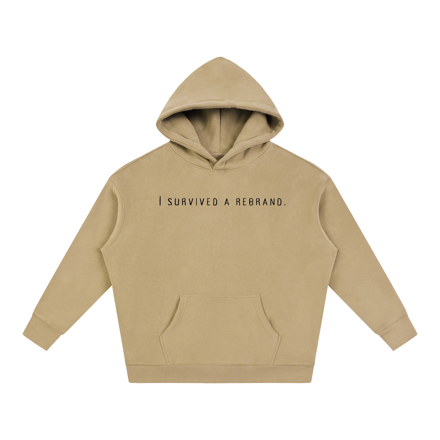 I Survived A Rebrand | Oversize Fleeced Hoodie