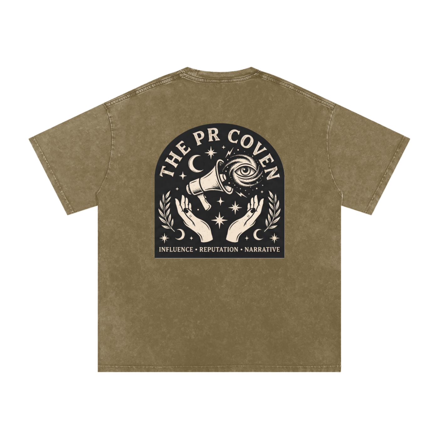 The PR Coven | Snow Washed Oversized Cotton T-Shirt