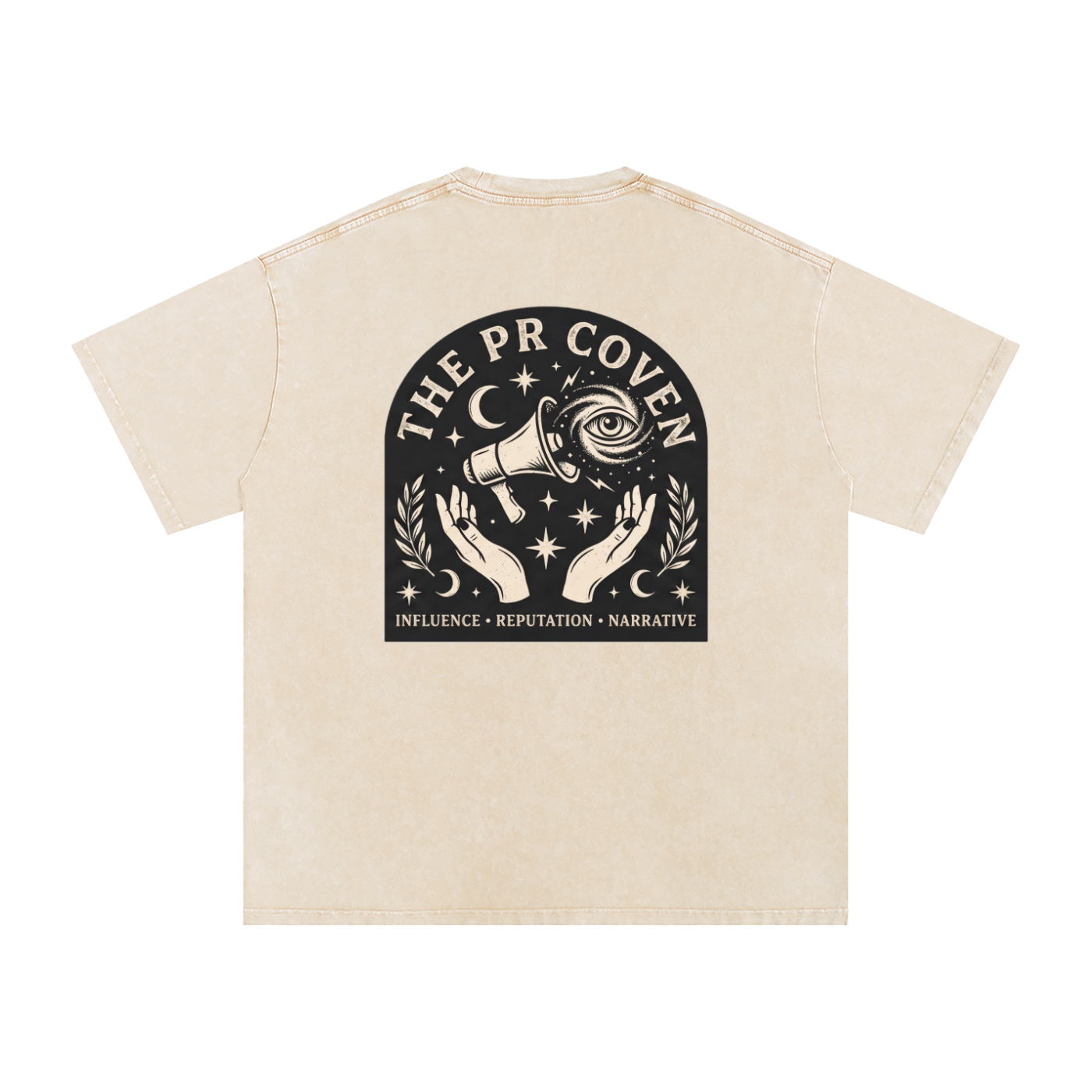 The PR Coven | Snow Washed Oversized Cotton T-Shirt