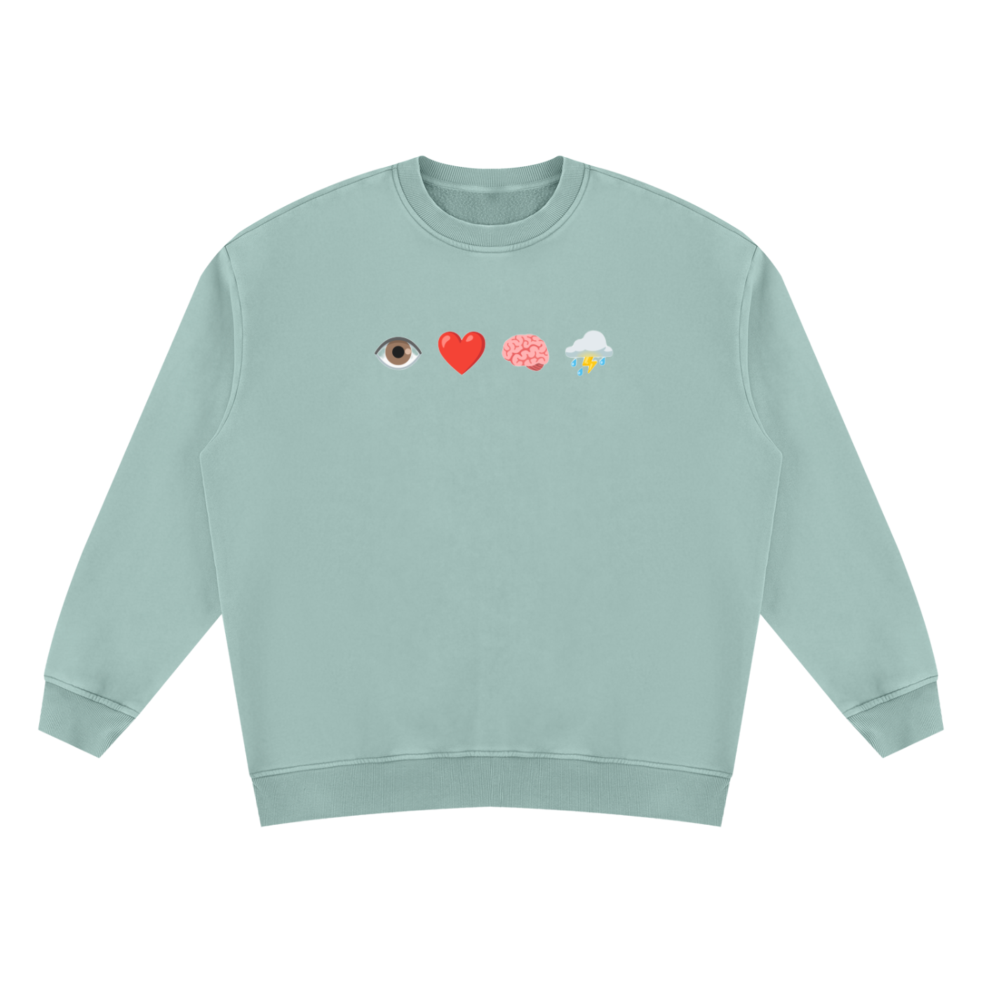 I Love Brainstorming | Unisex Vintage Wash Fleece Sweatshirt