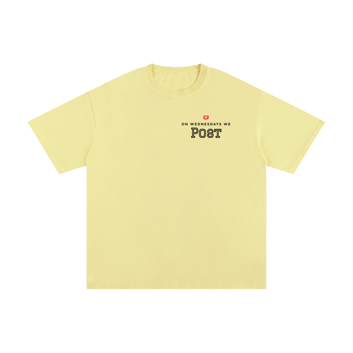On Wednesdays, We Post | Unisex Pure Cotton T-Shirt