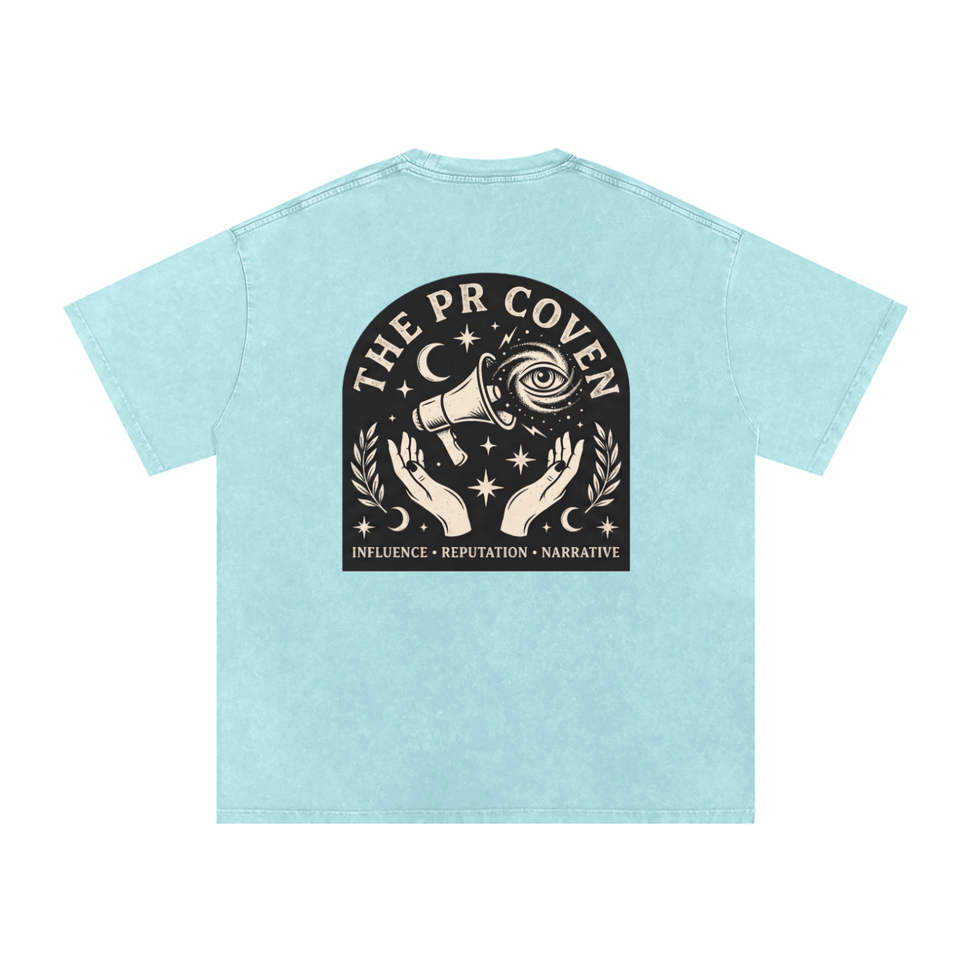 The PR Coven | Snow Washed Oversized Cotton T-Shirt