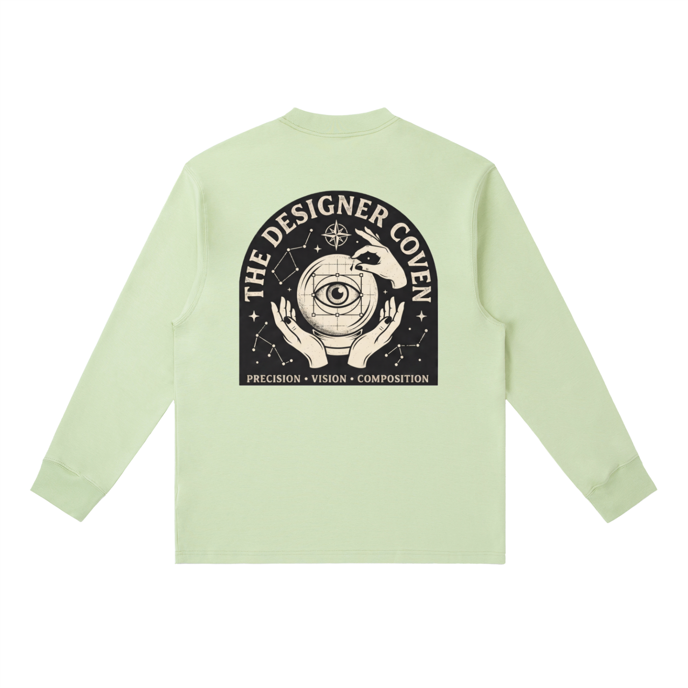 The Designer Coven | Essential Crewneck Long-Sleeve T-Shirt
