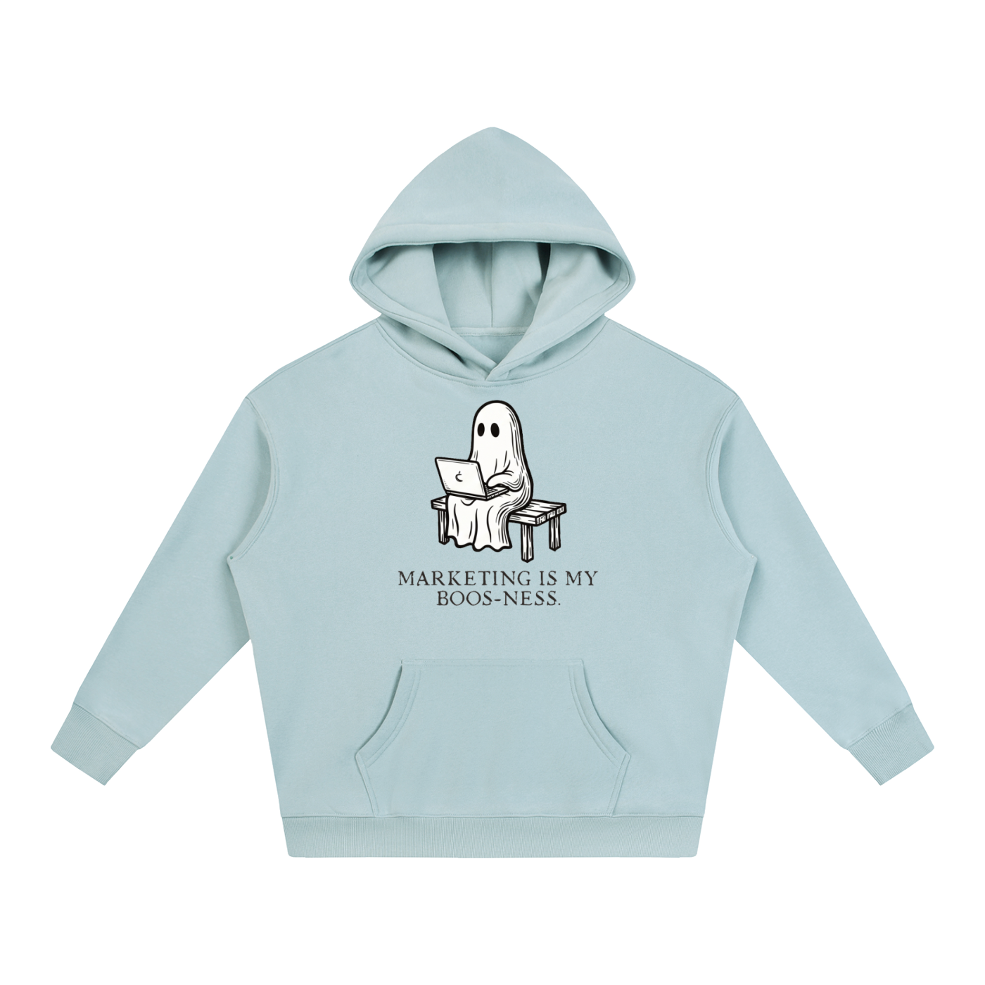 Marketing is My Boos-ness | Oversize Fleeced Hoodie