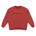 Talk To Data To Me | Unisex Vintage Wash Fleece Sweatshirt