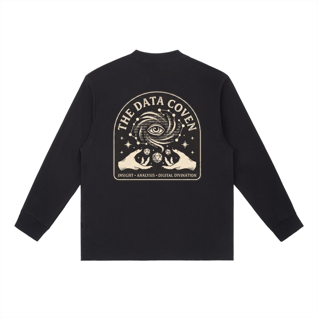 The Data Coven | Essential Crewneck Long-Sleeve T-Shirt
