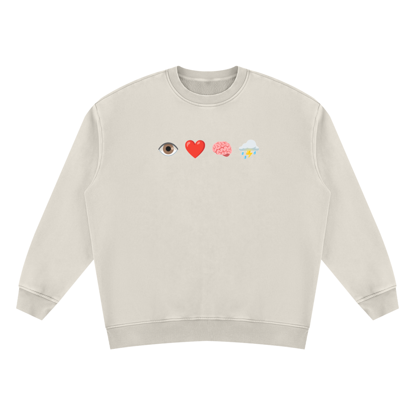 I Love Brainstorming | Unisex Vintage Wash Fleece Sweatshirt